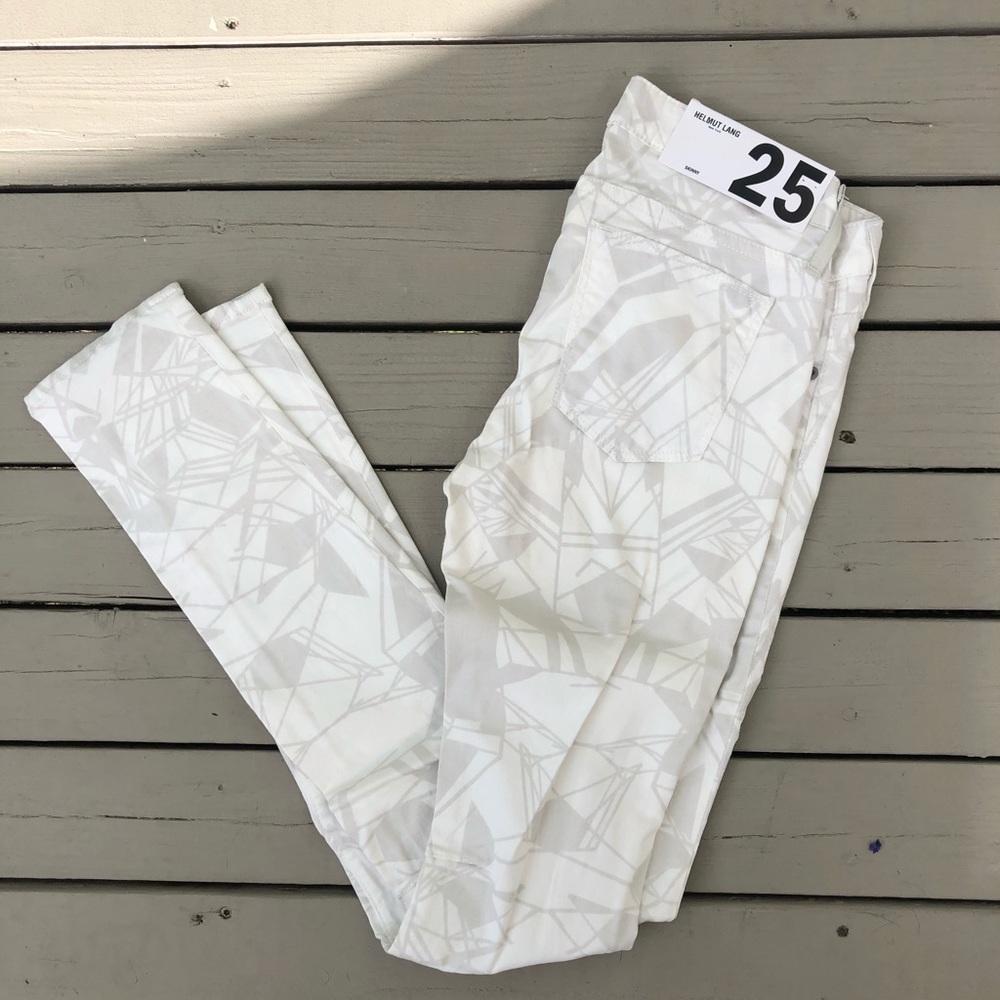 !!!NEW!!! HELMUT LANG Geometric print pants
